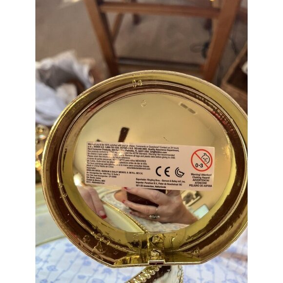 Disney On Ice Parks Jeweled Crown Mickey Mouse Ears Plastic Gold Metallic - Picture 4 of 9